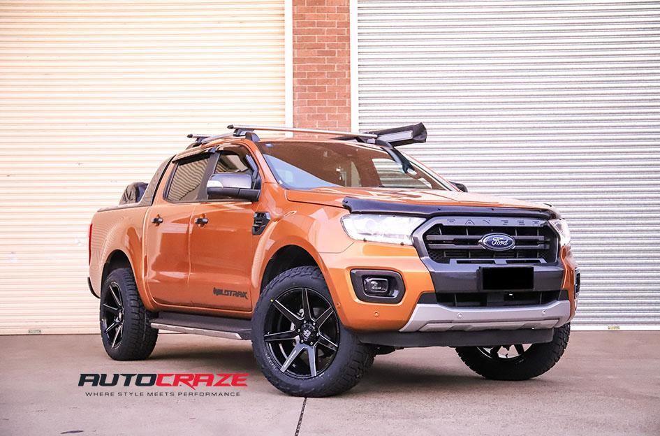 FORD RANGER AVALANCHE GLOSS BLACK MILLED ACCENTS